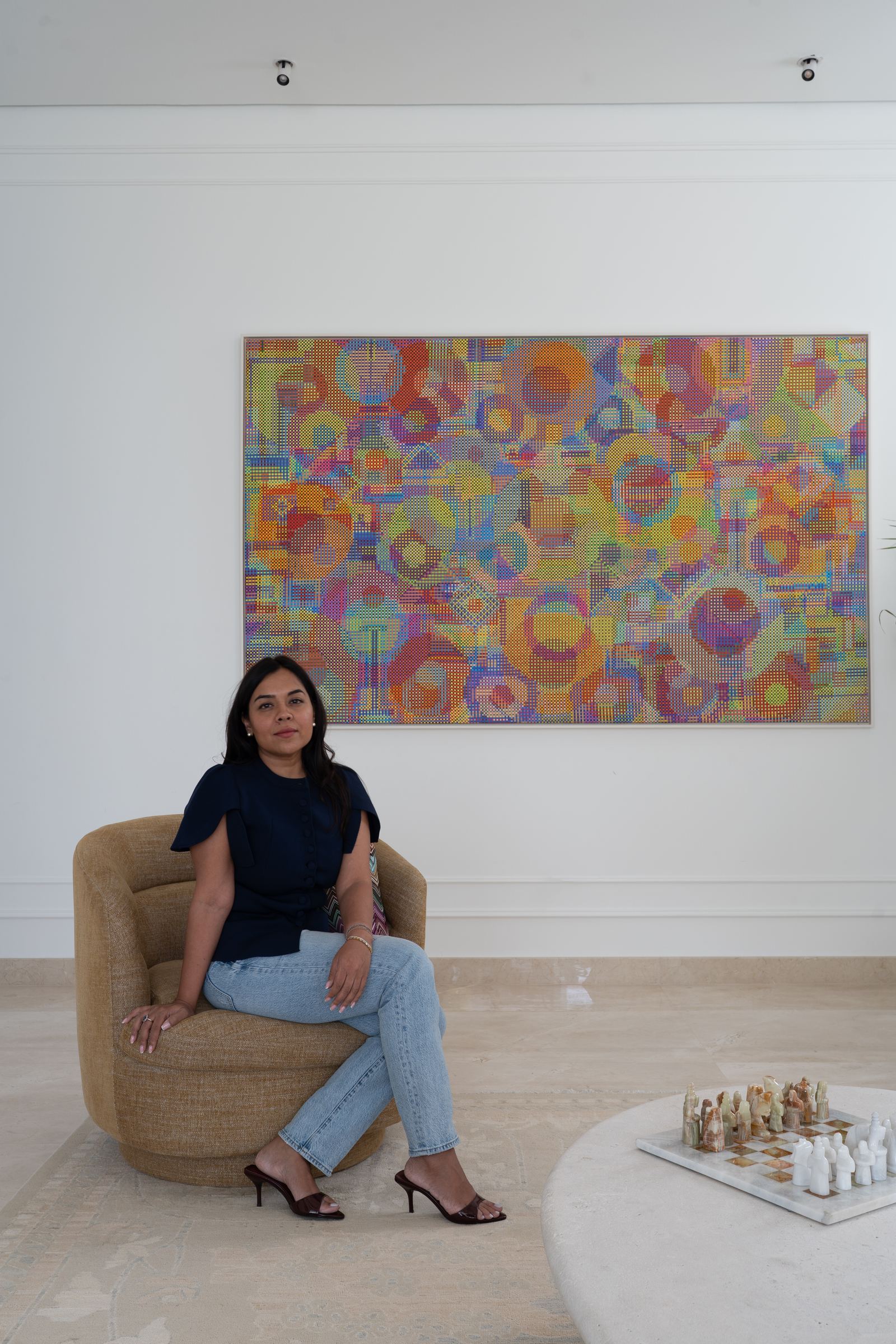 Aleena in one of her designed spaces